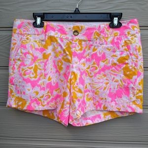 Lilly Pulitzer Kir Royal pink Callahan shorts.